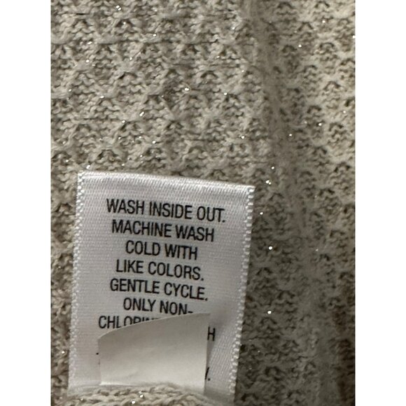 Croft & Barrow Ladies V Neck Long Sleeve Shimmer Blouse Size 2X - Picture 9 of 9